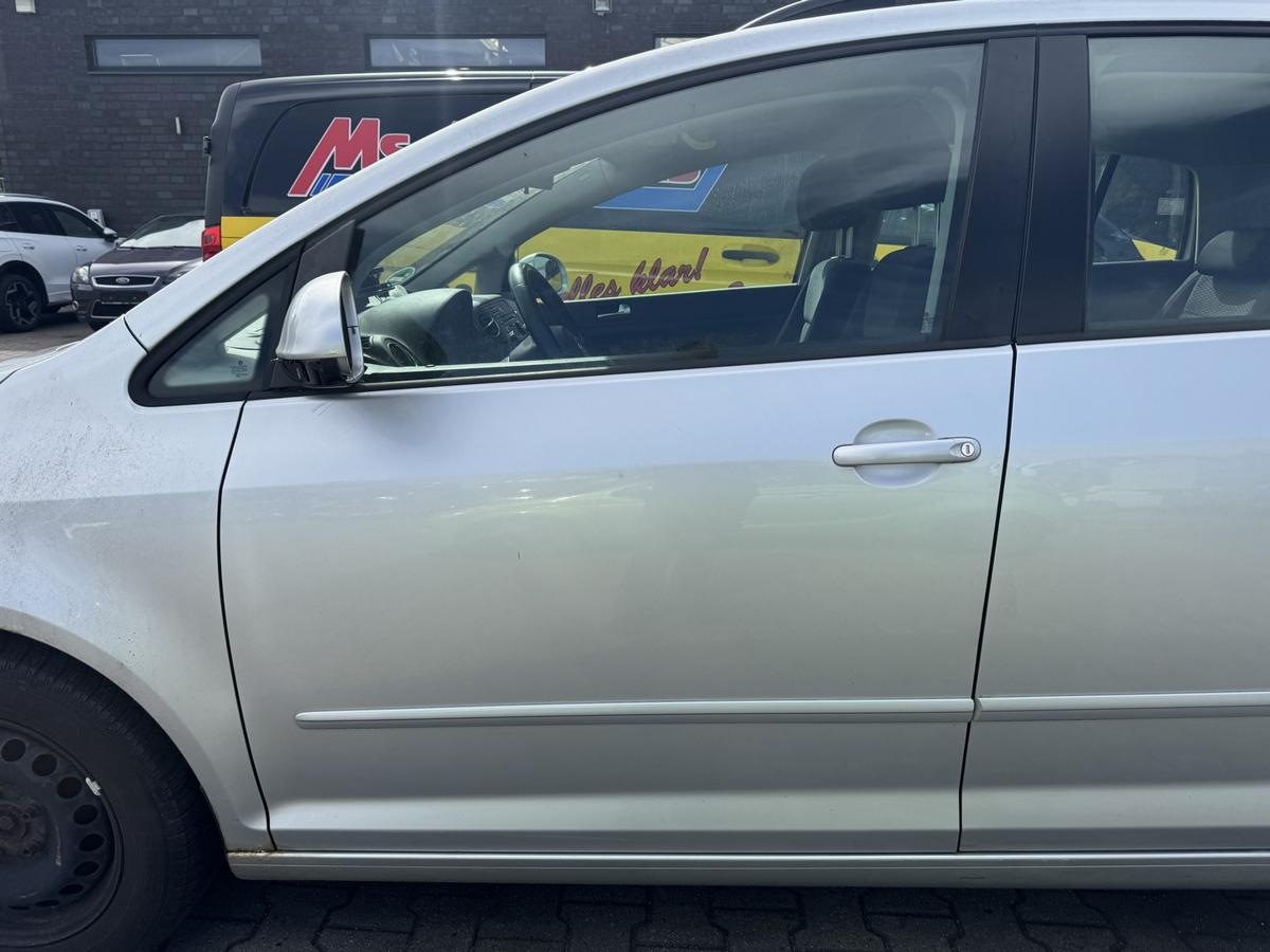 VW Golf Plus 2 original T&uuml;r vorn links LA7W Reflexsilber Rohbau Bj.2009